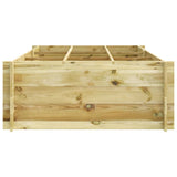 Plantenbak verhoogd 150x100x40 cm geïmpregneerd hout - AllerleiShop