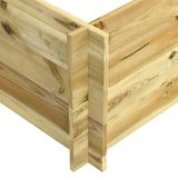 Plantenbak verhoogd 150x100x40 cm geïmpregneerd hout - AllerleiShop