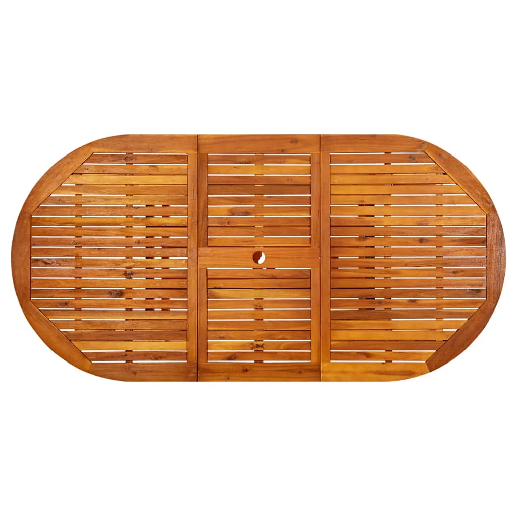 Tuintafel 200x100x75 cm massief acaciahout - AllerleiShop