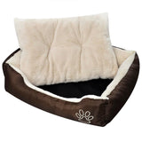 Comfortabel Hondenbed in Bruin en Beige - XXL Formaat