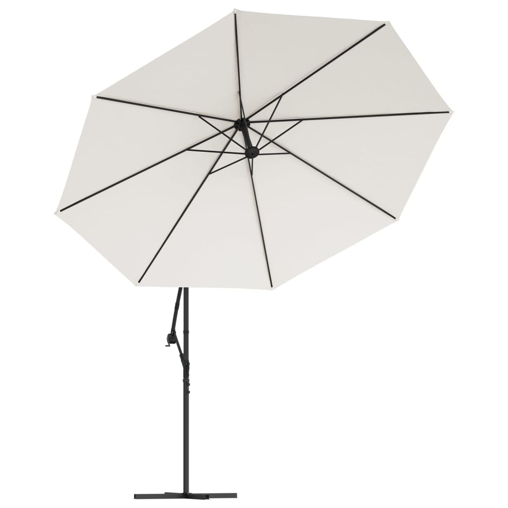 Zweefparasol 3,5 m zandwit - AllerleiShop