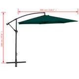 Zweefparasol 3 m groen - AllerleiShop