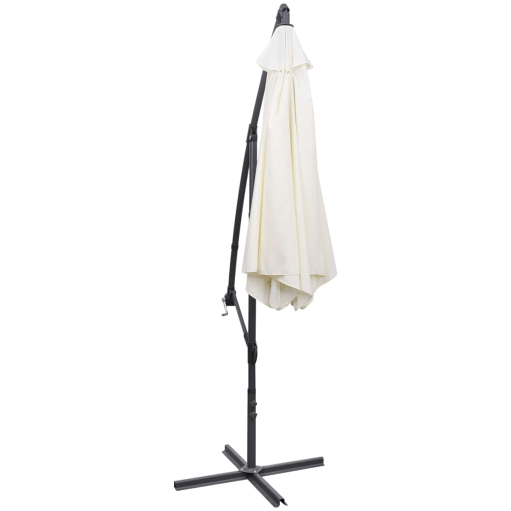 Zweefparasol 3 m zandwit - AllerleiShop