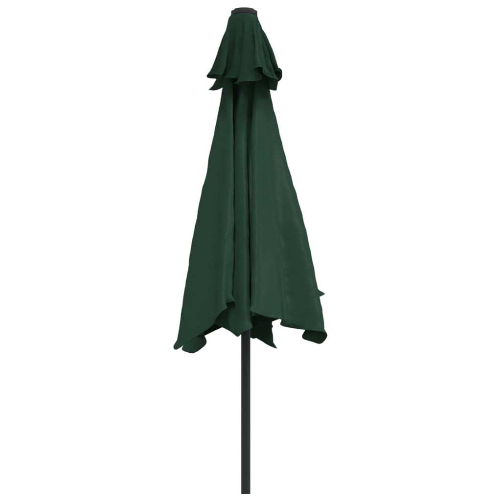 Parasol kantelbaar met LED 3 m groen - AllerleiShop