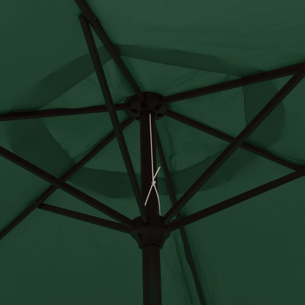 Parasol kantelbaar met LED 3 m groen - AllerleiShop