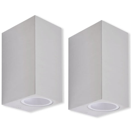 Wandlamp buiten boven en onder licht 2 stuks - AllerleiShop