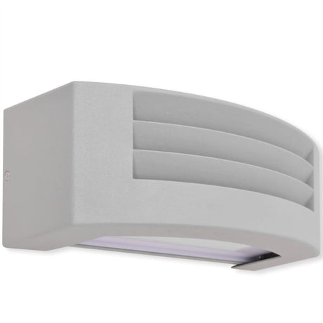 Wandlamp buiten grijs aluminium - AllerleiShop