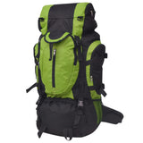 Rugzak hiking XXL 75 L zwart en groen - AllerleiShop