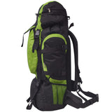 Rugzak hiking XXL 75 L zwart en groen - AllerleiShop