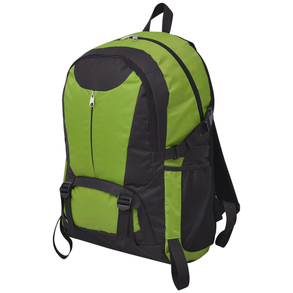 Hiking rugzak 40 L zwart en groen - AllerleiShop