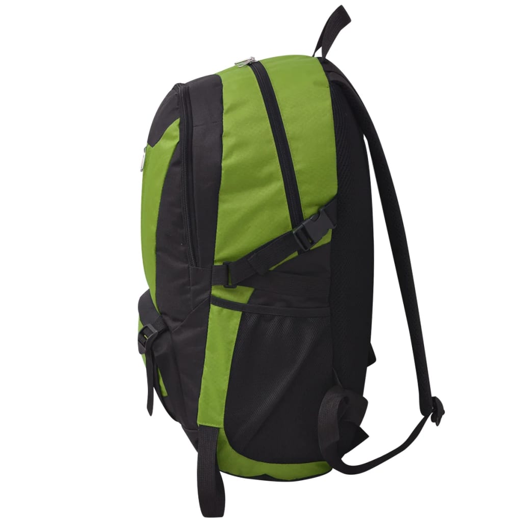 Hiking rugzak 40 L zwart en groen - AllerleiShop