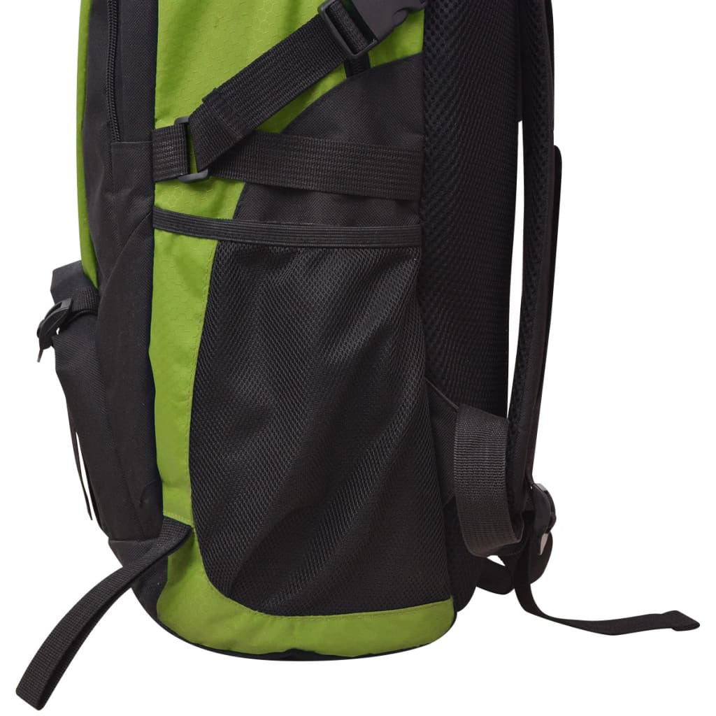 Hiking rugzak 40 L zwart en groen - AllerleiShop