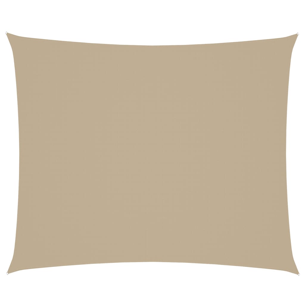 Zonnescherm rechthoekig 4x6 m oxford stof beige - AllerleiShop