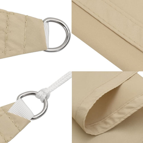 Zonnescherm rechthoekig 4x6 m oxford stof beige - AllerleiShop