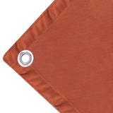 Balkonscherm Oxford textiel 75x400 cm terracotta - AllerleiShop