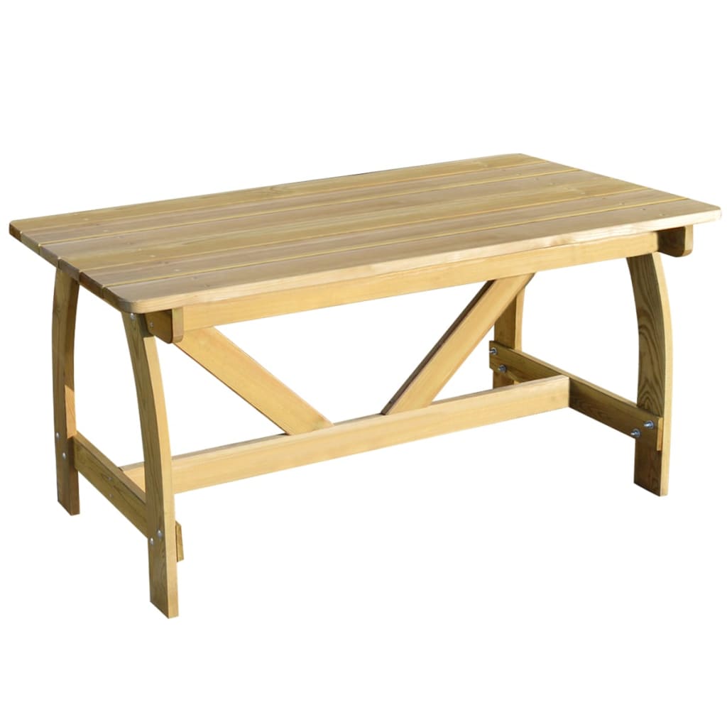 Tuintafel 150x74x75 cm geïmpregneerd grenenhout - AllerleiShop