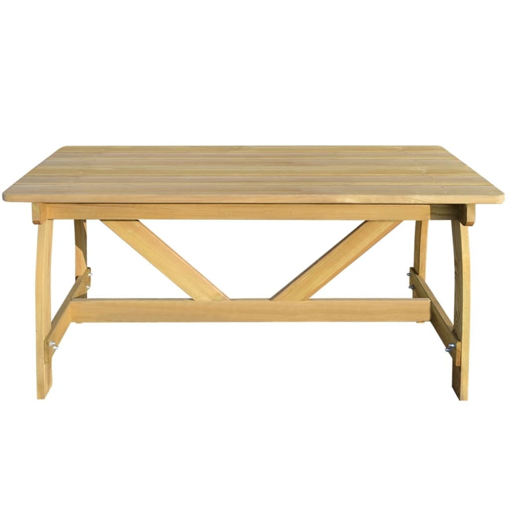 Tuintafel 150x74x75 cm geïmpregneerd grenenhout - AllerleiShop