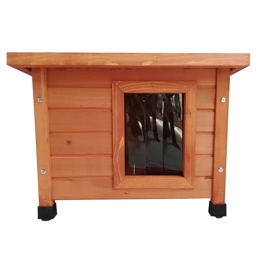 @Pet Kattenhok voor buiten XL 68,5x54x51,5 cm hout bruin - AllerleiShop