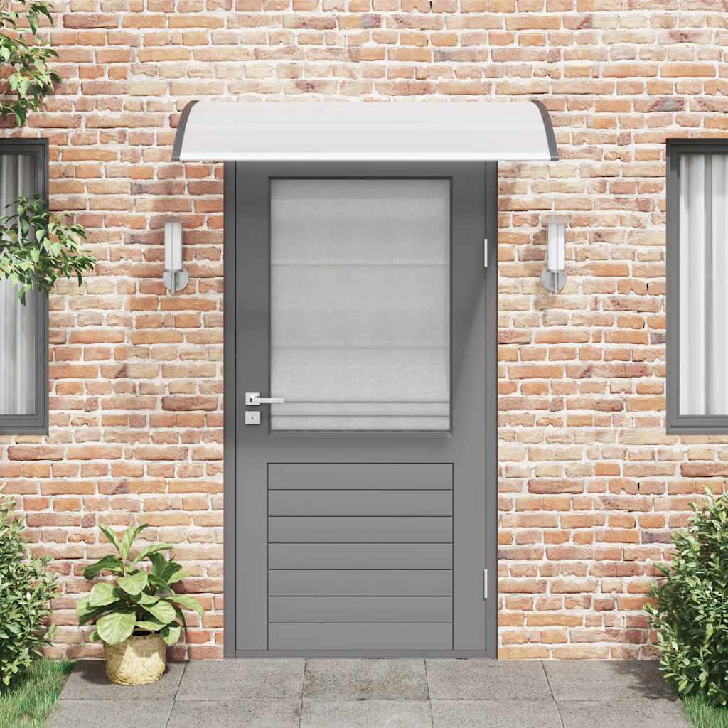 Deurluifel 150x75 cm PC zwart en transparant