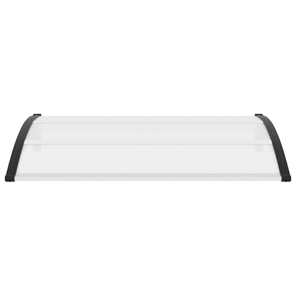 Deurluifel 150x75 cm PC zwart en transparant