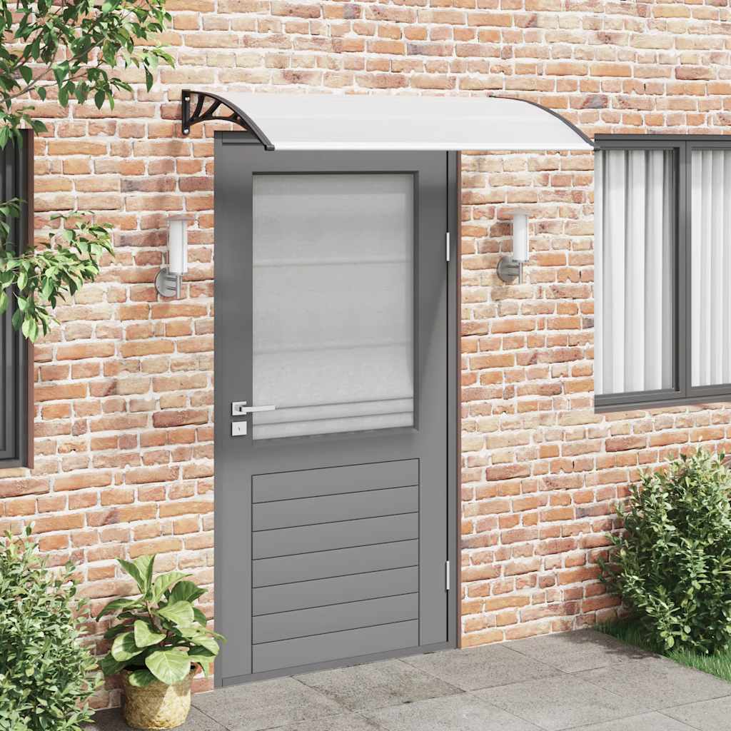 Deurluifel 150x75 cm PC zwart en transparant
