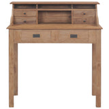 Bureau 90x50x100 cm massief teakhout