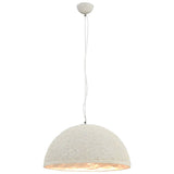 Hanglamp E27 Ø50 cm wit en zilver - AllerleiShop