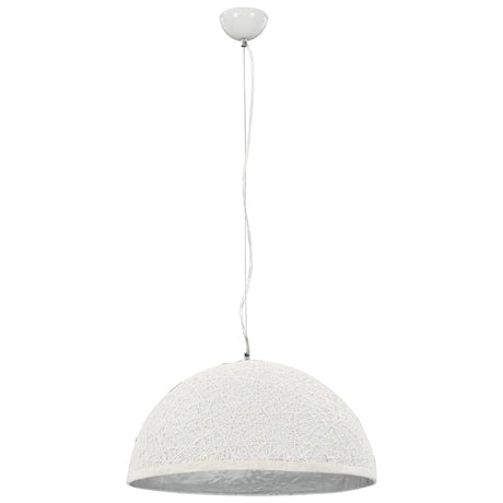 Hanglamp E27 Ø50 cm wit en zilver - AllerleiShop