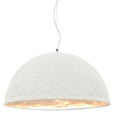 Hanglamp E27 Ø50 cm wit en zilver - AllerleiShop