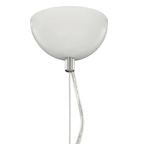 Hanglamp E27 Ø50 cm wit en zilver - AllerleiShop