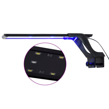 Aquariumlamp met klem LED 35-55 cm blauw en wit - AllerleiShop