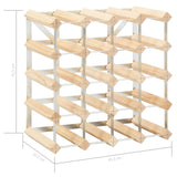 Wijnrek voor 20 flessen massief grenenhout