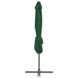 Parasol met draagbare voet groen