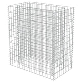 Gabion plantenbak verhoogd 90x50x100 cm gegalvaniseerd staal