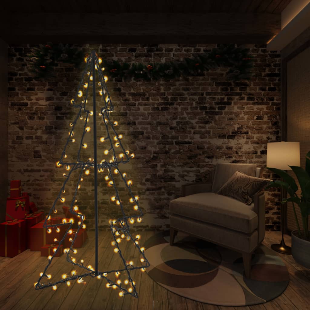 Kegelkerstboom 240 LED's binnen en buiten 115x150 cm - AllerleiShop