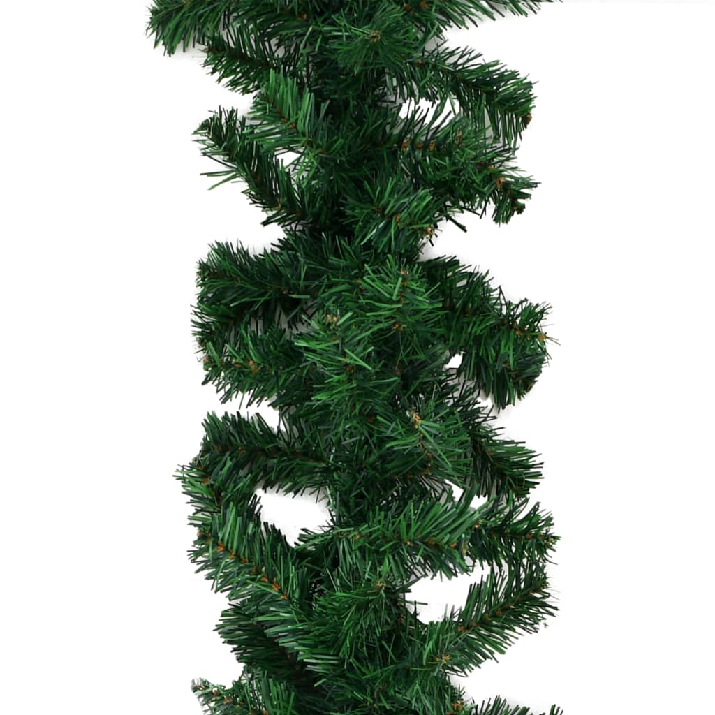 Kerstslingers 4 st 270 cm PVC groen