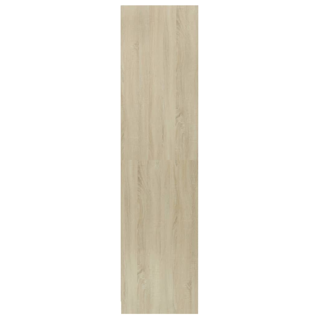 Kledingkast 50x50x200 cm bewerkt hout sonoma eikenkleurig - AllerleiShop