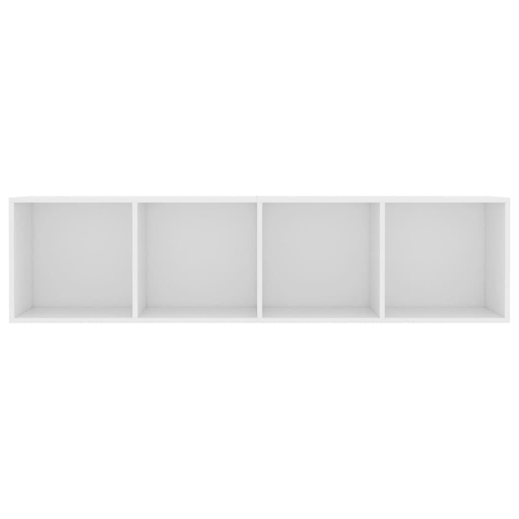 Boekenkast/tv-meubel 143x30x36 cm wit - AllerleiShop