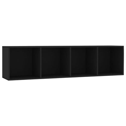 Boekenkast/tv-meubel 143x30x36 cm zwart - AllerleiShop