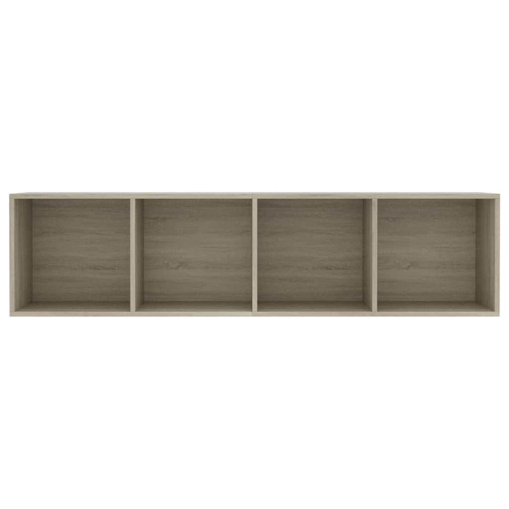 Boekenkast/tv-meubel 143x30x36 cm sonoma eikenkleurig - AllerleiShop