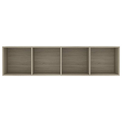 Boekenkast/tv-meubel 143x30x36 cm sonoma eikenkleurig - AllerleiShop