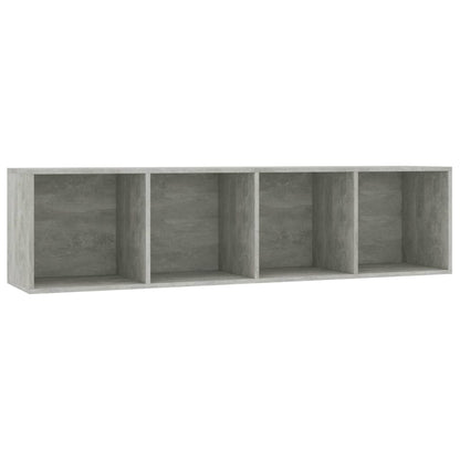 Boekenkast/tv-meubel 143x30x36 cm betongrijs - AllerleiShop