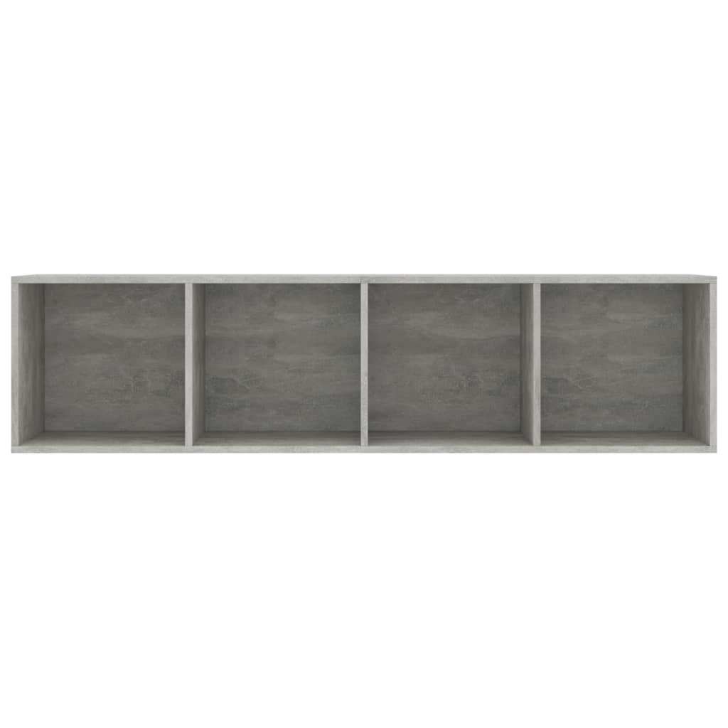 Boekenkast/tv-meubel 143x30x36 cm betongrijs - AllerleiShop