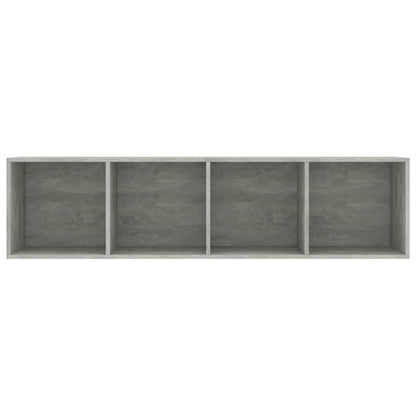 Boekenkast/tv-meubel 143x30x36 cm betongrijs - AllerleiShop