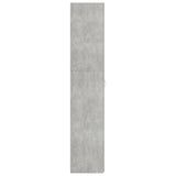 Schoenenkast 80x35,5x180 cm bewerkt hout betongrijs - AllerleiShop