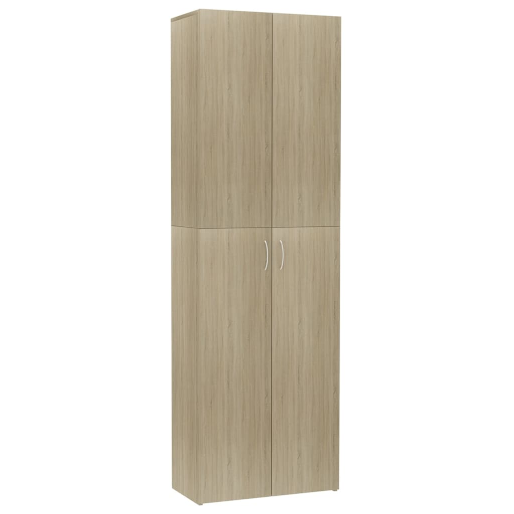 Kantoorkast 60x32x190 cm bewerkt hout sonoma eikenkleurig - AllerleiShop