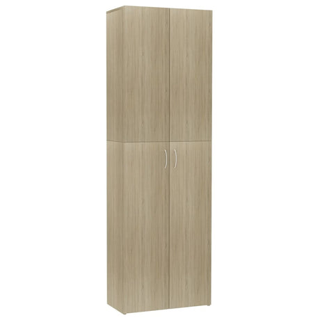 Kantoorkast 60x32x190 cm bewerkt hout sonoma eikenkleurig - AllerleiShop