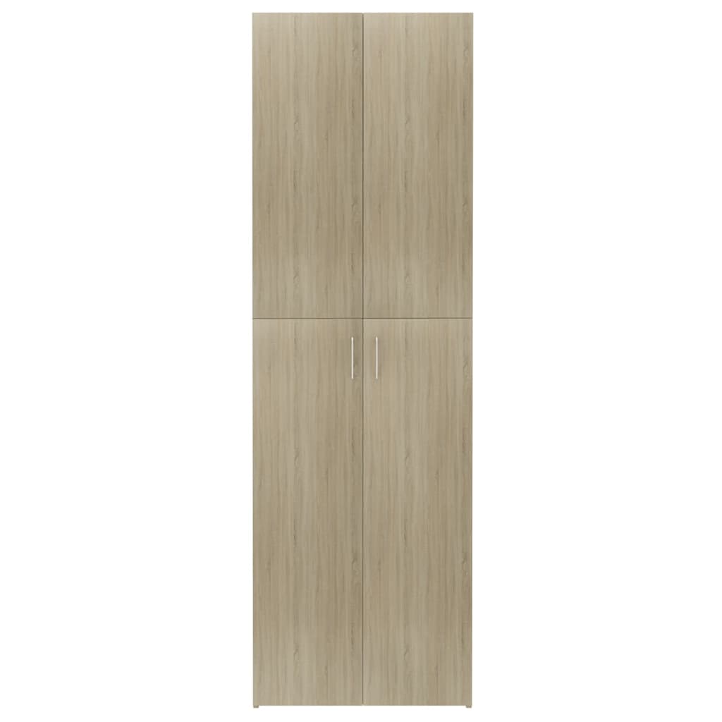 Kantoorkast 60x32x190 cm bewerkt hout sonoma eikenkleurig - AllerleiShop