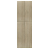 Kantoorkast 60x32x190 cm bewerkt hout sonoma eikenkleurig - AllerleiShop