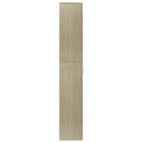 Kantoorkast 60x32x190 cm bewerkt hout sonoma eikenkleurig - AllerleiShop